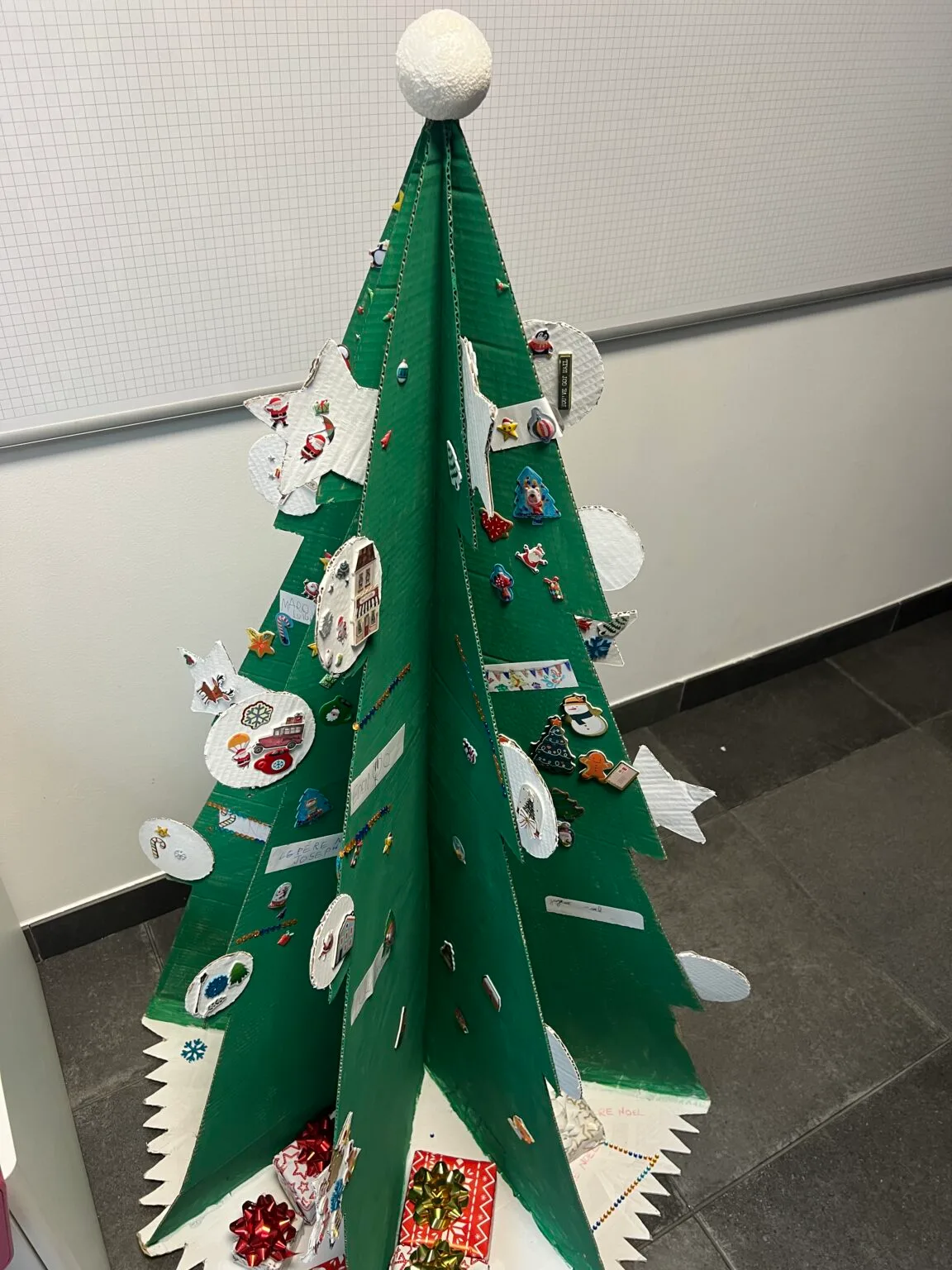 Sapin décoré des patients enfants